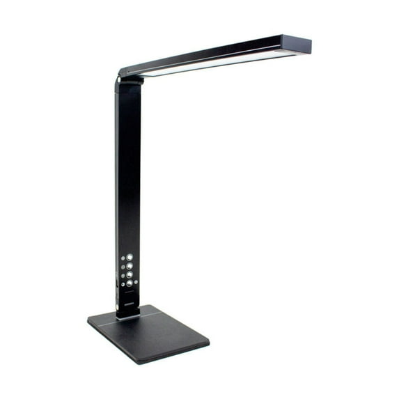 Newhouse Lighting 10W Dimmable LED Adjustable Desk Lamp, Black