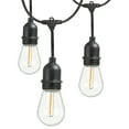 thumbnail image 1 of Newhouse Lighting Outdoor String Lights, Commercial Grade LED Hanging Lights, 25-Feet, 9 Light Bulbs Included (1 Free!), 1 of 6
