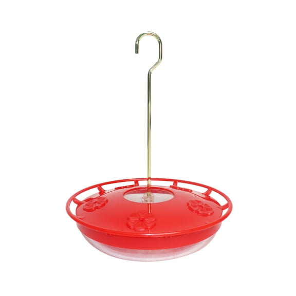 Newhouse Pet Hummingbird Tray Feeder NHP-HUMTRY-RD, Hummingbird Feeder for Outdoors, Easy-to-Clean Leak-Proof and Ant-Proof Tray for Patio Decor or Outdoor Dcor