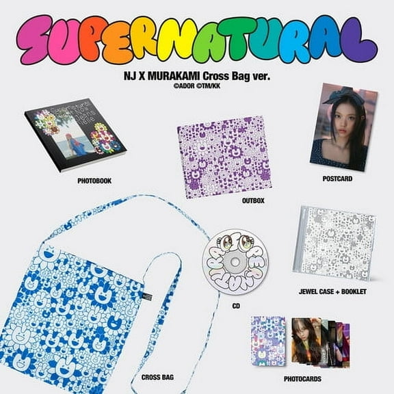 Newjeans - NewJeans 'Supernatural' NJ X MURAKAMI (Cross Bag ver.) - CD