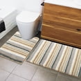 thumbnail image 1 of Newlake Bathroom Rug Sets Soft Absorbent Fluffy Microfiber Bath Rug Set and U-Shape Contoured Toilet Rug Non-Slip Shaggy Bath Mats for Bathroom Floor Set (Yellow, 20"x24"+20"x32"), 1 of 6
