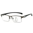 thumbnail image 1 of Newliyin Progressive Reading Glasses with Blue Light Filter, No-Line Bifocals Computer Glasses, Lightweight TR & Metal Frame, Adjustable Hinge for Men and Women, Grey, 2.5 x, 1 of 6