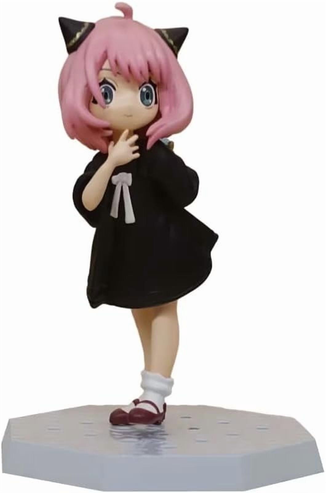 Newly Anya Figure Bend Over Carrying A Bear Anya Forger Anime Figures 15cm/5.9inch PVC Characters Collectible Handicrafts Souvenirs for Anime Fans Gifts