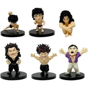 Newly Baki Figure Six Q Version Baki Hanma Anime Figures 5cm/1.9inch8cm/3.1inch Handmade PVC Anime Game Character Model Statue Gift