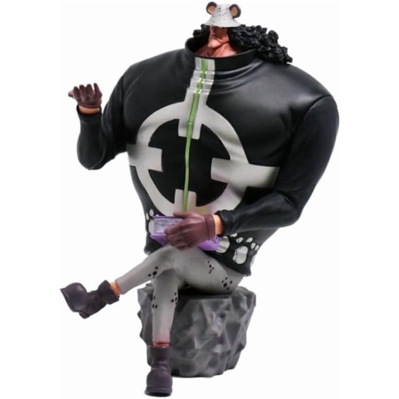 Newly Bartholemew Kuma Figure Sitting Bartholemew Kuma Action Figures 17cm/6.7inch Handmade PVC Cartoon Character Model Statue Collectible Gifts