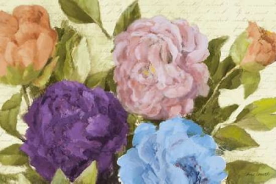 Newly Blossomed Peonies Canvas Art - Lanie Loreth (12 x 18)