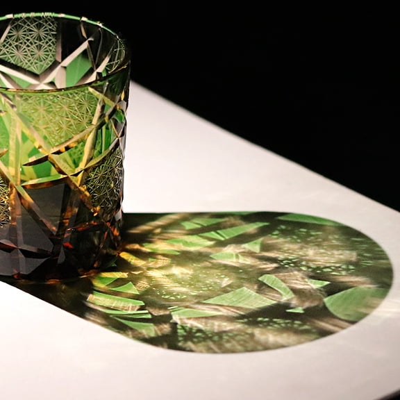 Newly Designed 240ml Shot Glass Hand Carved Crystal Glass Cup Rock Style Whiskey & Cocktail Glasses Versatile for Water & Vodka