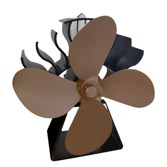 Newly Designed Heat Powered Stove Fan Larger Air for Log for Burner Fan Efficient Heat