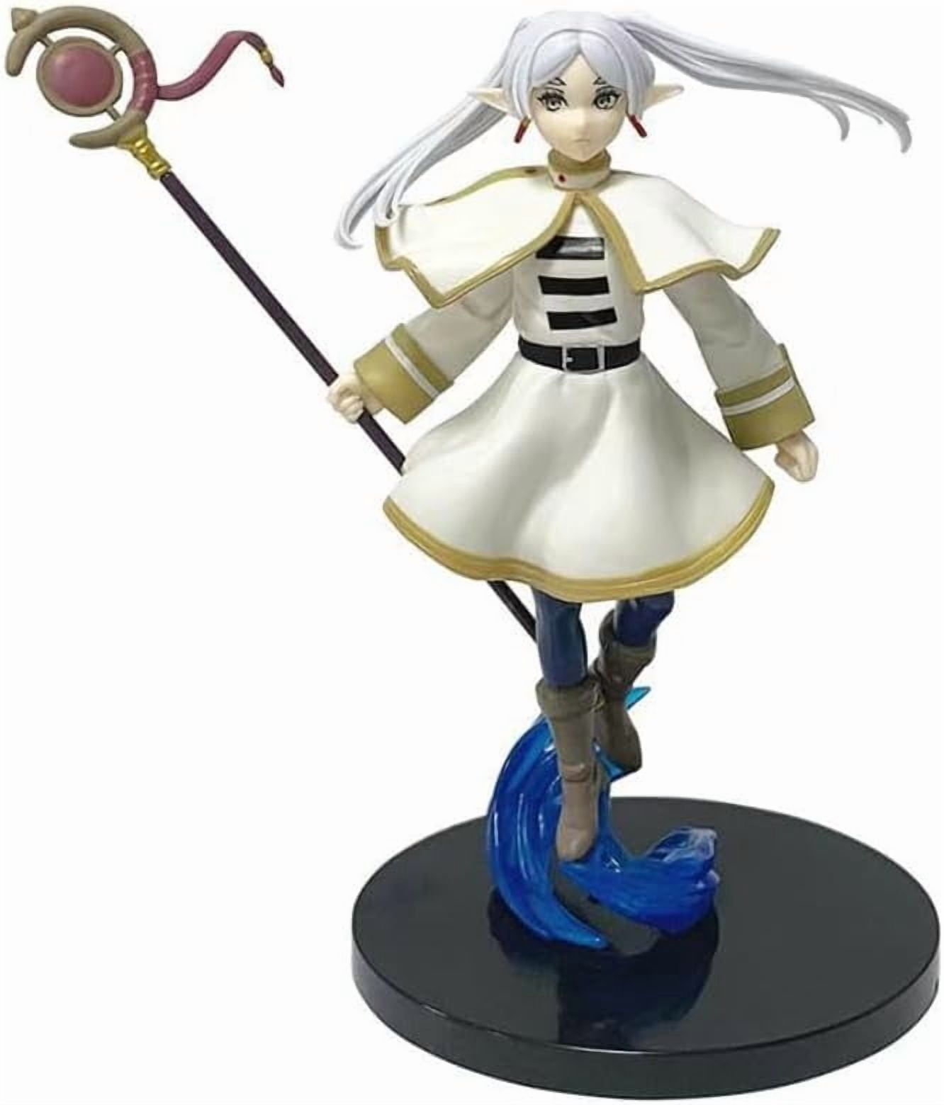 Newly Frieren Figure Fren Figure Standing Action Figures 20cm/7.9inch Handmade PVC Anime Cartoon Manga Model Statue Collectible Craft Gift (Frieren)
