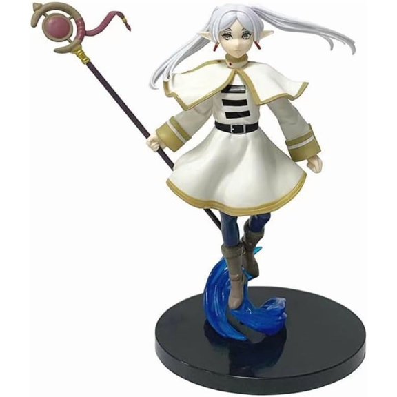 Newly Frieren Figure Fren Figure Standing Action Figures 20cm/7.9inch Handmade PVC Anime Cartoon Manga Model Statue Collectible Craft Gift (Frieren)