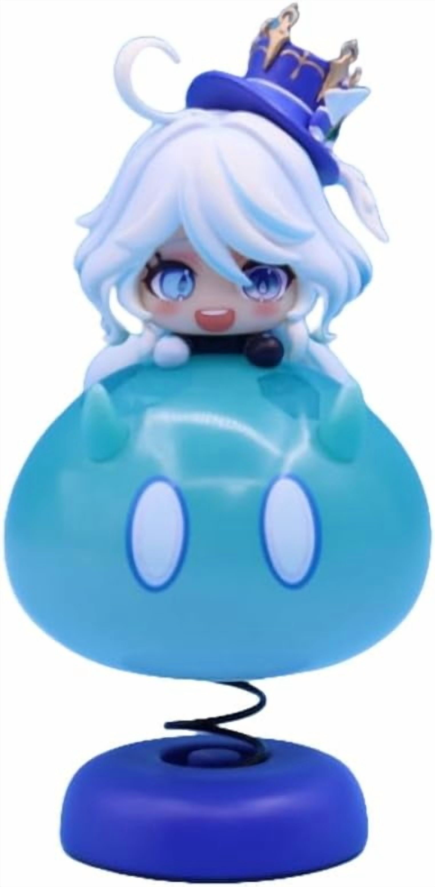 Newly Fuu Figure Lying Q Version Shake Fuu Anime Figures 11cm/4.3inch Handmade Cosplay PVC Statues Collectible Souvenirs for Anime Fans Gifts