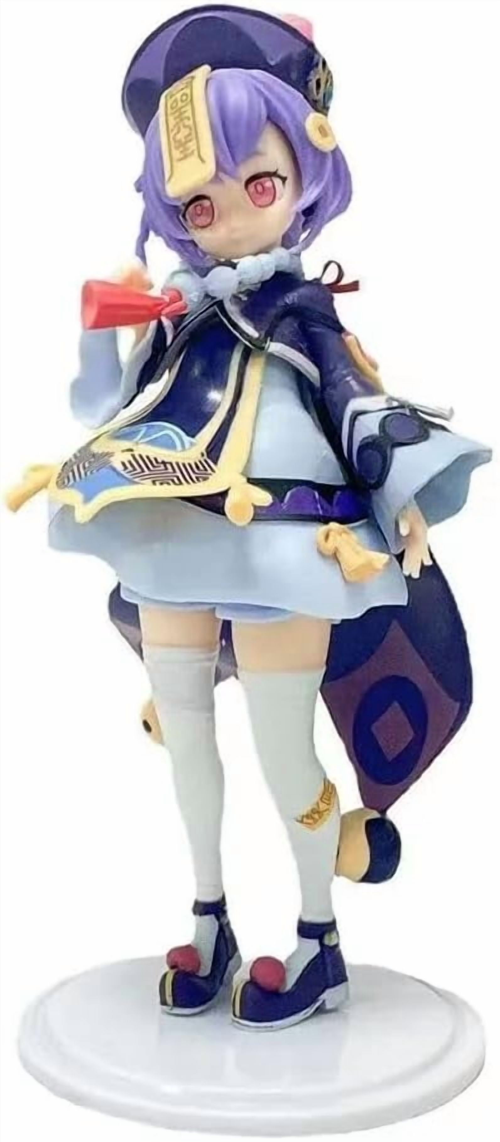 Newly Genshin Impact Figures, Qiqi Figure Statue 17cm/6.7inch PVC Character Figurine Cosplay Action Figures Model Collectible Anime Fans