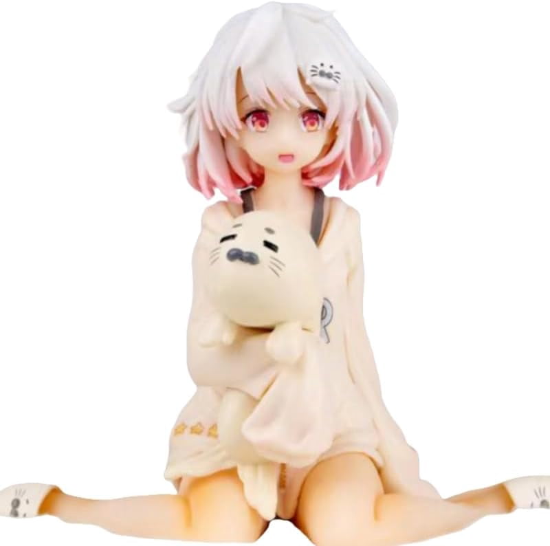 Newly Haruka Figure Sitting sleepwear Haruka Anime Figures 15cm/5.9inch PVC Characters Handicrafts Souvenirs for Anime Fans Gifts