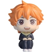 Newly Hinata Shoyo Figure Kageyama Tobio Figure Q Version Sitting Anime Figures 10cm/3.9inch Handmade PVC Cartoon Manga Character Model Craft Gift Hinata Shoyo
