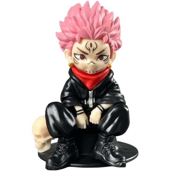 Newly Itadori Yuji Figure Gojo Satoru Figure Q Version Cute Figurine 13cm/5.1inch PVC Character Cosplay Model Collectible for Anime Fans Gift (Itadori)