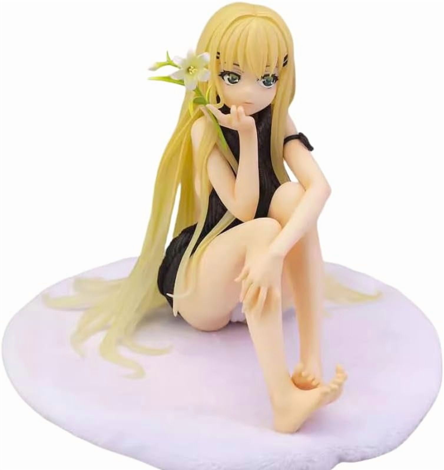 Newly Kannagi Yuuri Figure Sitting Kannagi Yuuri Action Figures 14cm/5.5inch Handmade PVC Anime Cartoon Manga Character Model Collectible Craft Gift