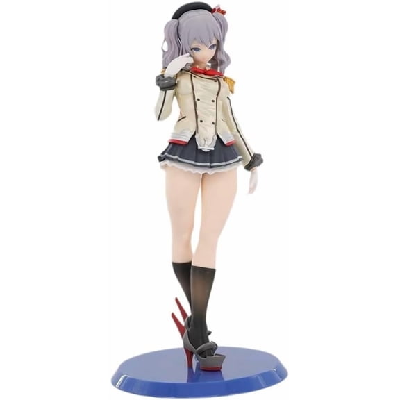 Newly Kashima Figure Standing Kashima Action Figures 26cm/10.2inch PVC Handmade Cosplay PVC Statues Collectible Souvenirs for Anime Fans Gifts