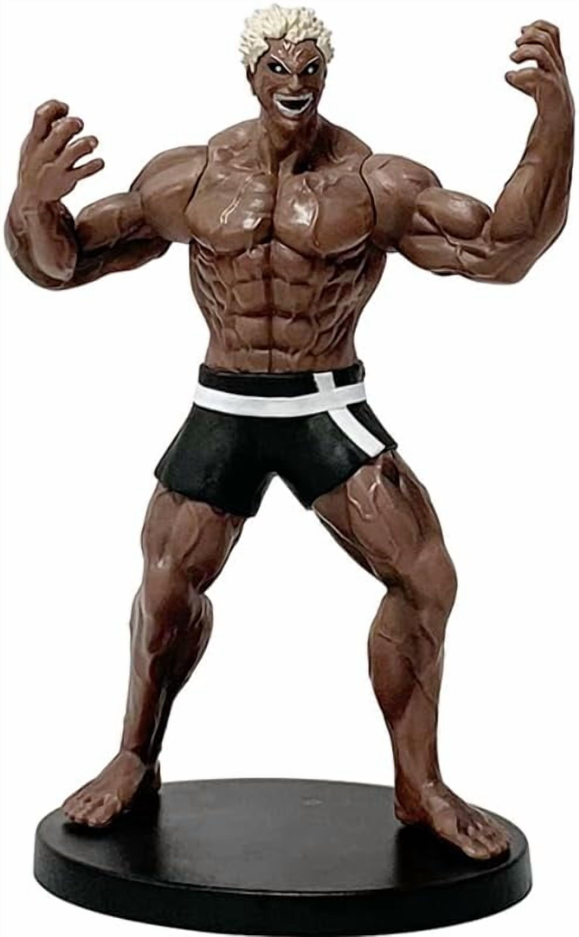 Newly Kengan Ashura Figure Kure Raian Figure Fighting Anime Figures 18cm/7.1inch Handmade PVC Game Character Model Decoration Craft Gift (Raian)