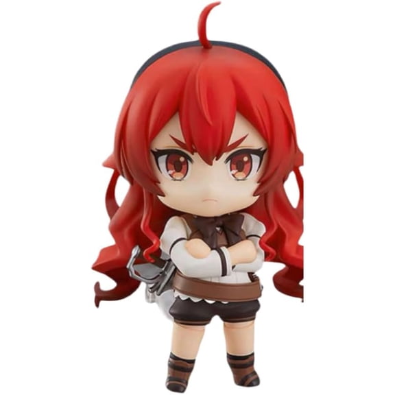 Newly Roxy Figure Eris Boreas Greyrat Figure Replacement Face Q Version Movable Figurine 10cm/3.9inch Game Statue PVC Collectible Craft for Anime Fans Gifts (Eris Boreas Greyrat)