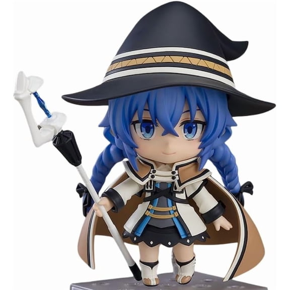 Newly Roxy Figure Eris Boreas Greyrat Figure Replacement Face Q Version Movable Figurine 10cm/3.9inch Game Statue PVC Collectible Craft for Anime Fans Gifts (Roxy)