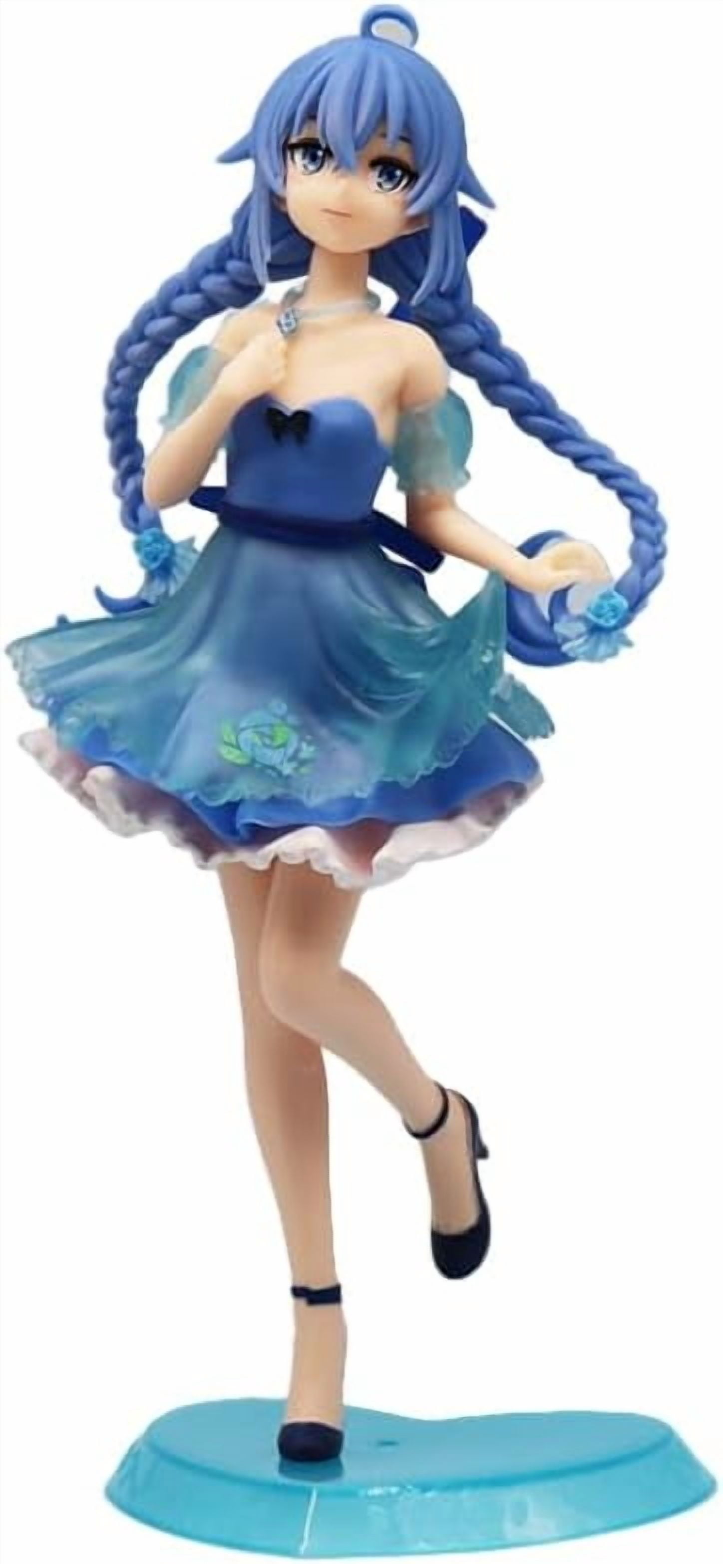 Newly Roxy Figure Standing Blue Flower Fairy Roxy Action Figures 20cm/7.9inch PVC Decorations Collectible Souvenirs for Anime Fans Gifts