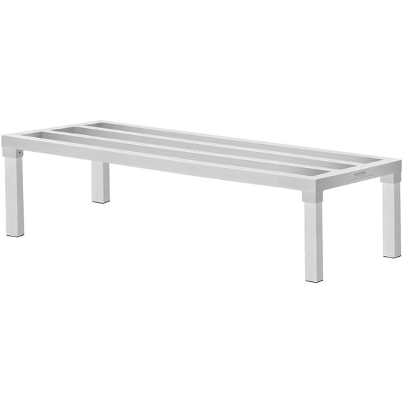 Newly Upgraded! Aluminum Dunnage Rack Stationary Dunnage Rack 48' x 20' x 12' Storage Rack