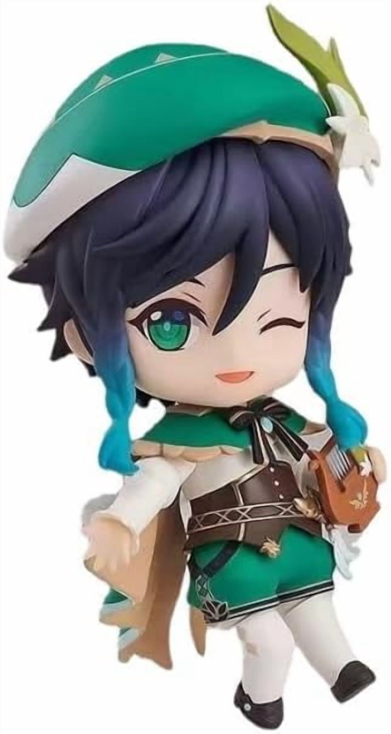 Newly Venti Figure Standig Q Version Venti Figures Genshin Impact Figures 10cm/3.9inch PVC Anime Characters Figure Action Figure Statue Ornament