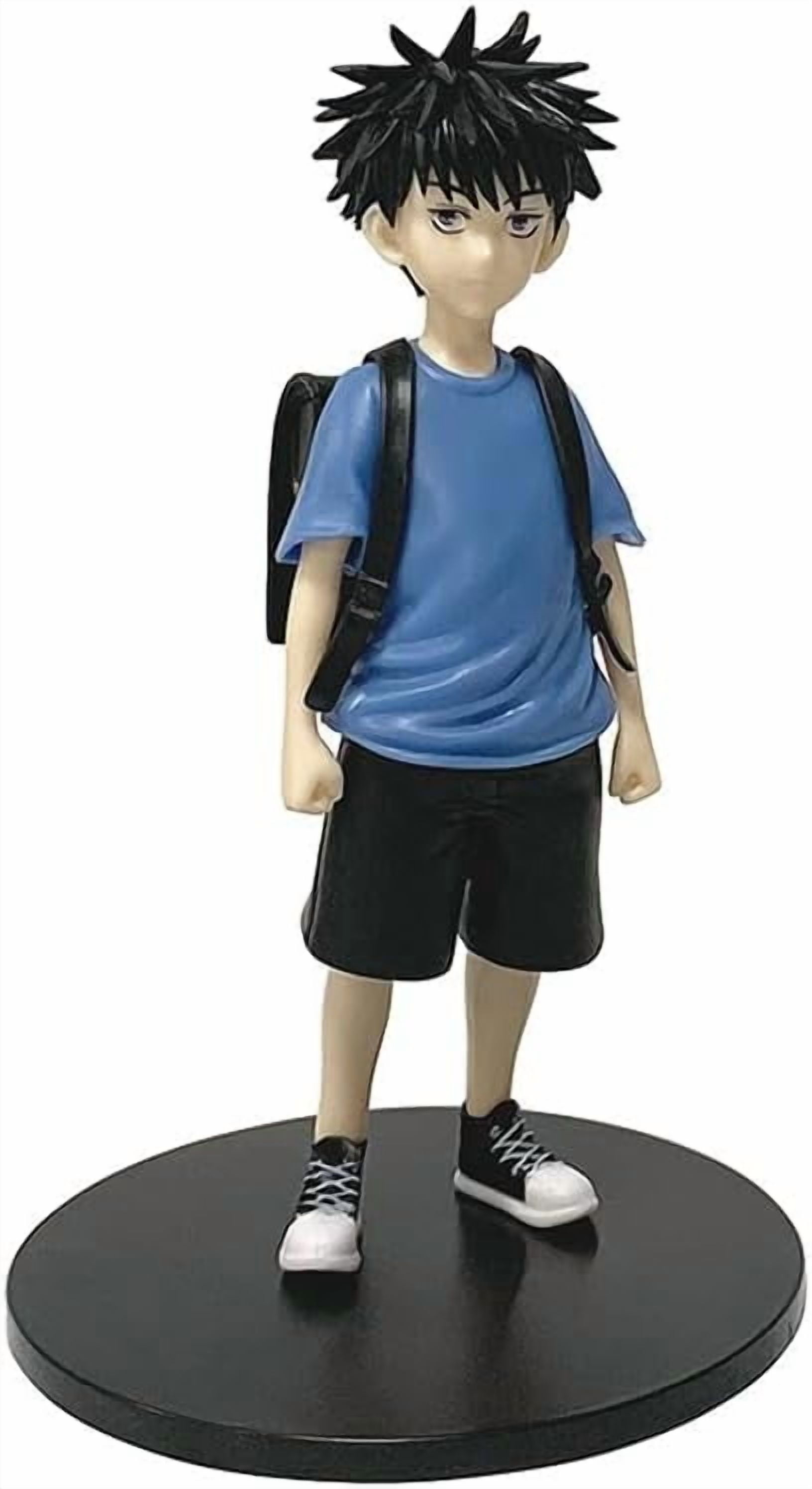 Newly Yuji Itadori Figure Megumi Fushiguro Figure Q Version Backpack Anime Figures 16cm/6.3inch Handmade PVC Game Character Decoration Craft Gift (b)