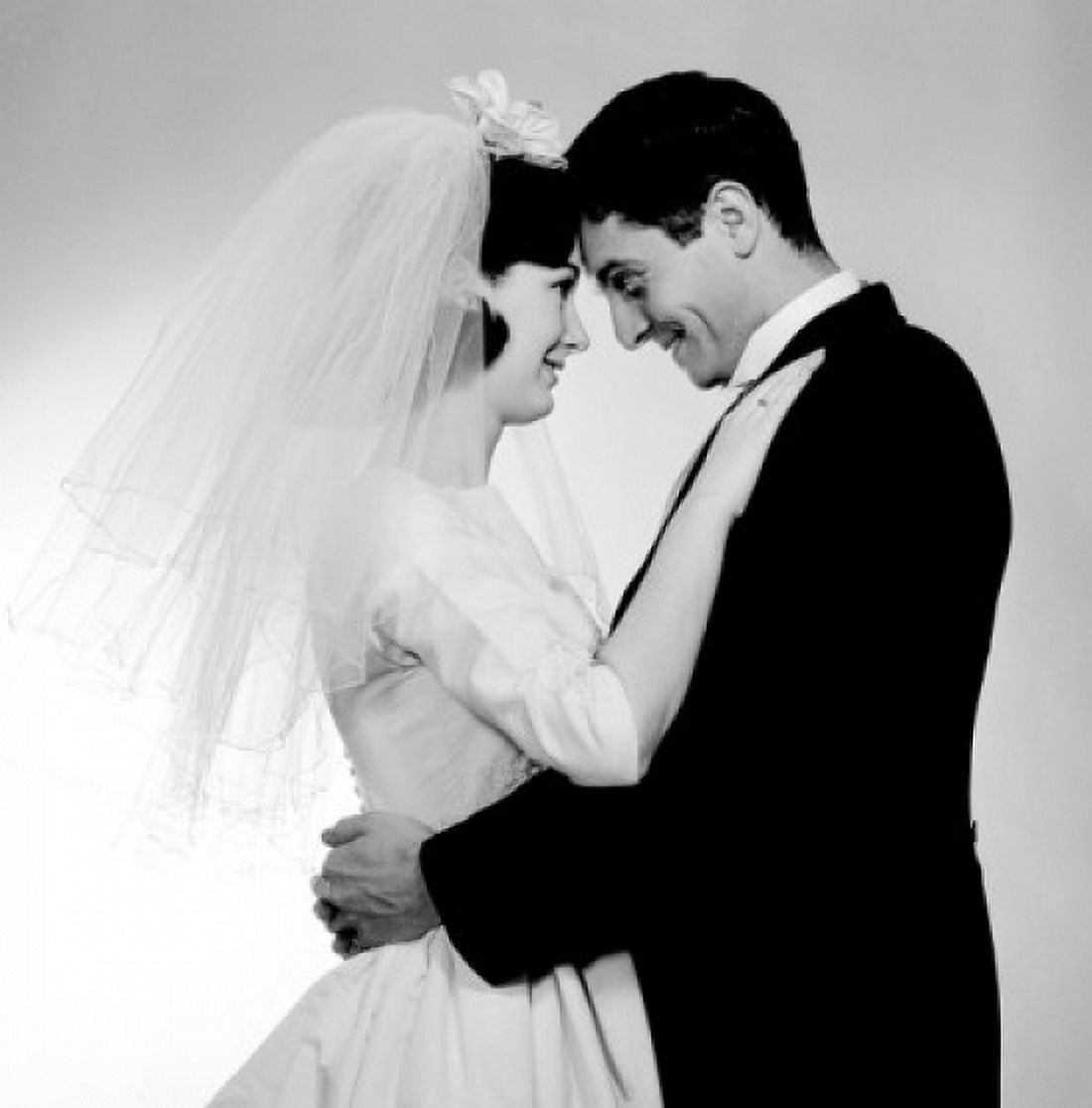 Newly married couple portrait Canvas Art -  (24 x 36)