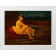 thumbnail image 1 of Newman, Robert Loftin 24x19 White Modern Wood Framed Museum Art Print Titled - A Bather, 1 of 4
