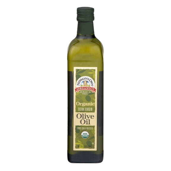 Newman'S Own Organics Extra Virgin Olive Oil, 25.3 Fl Oz.