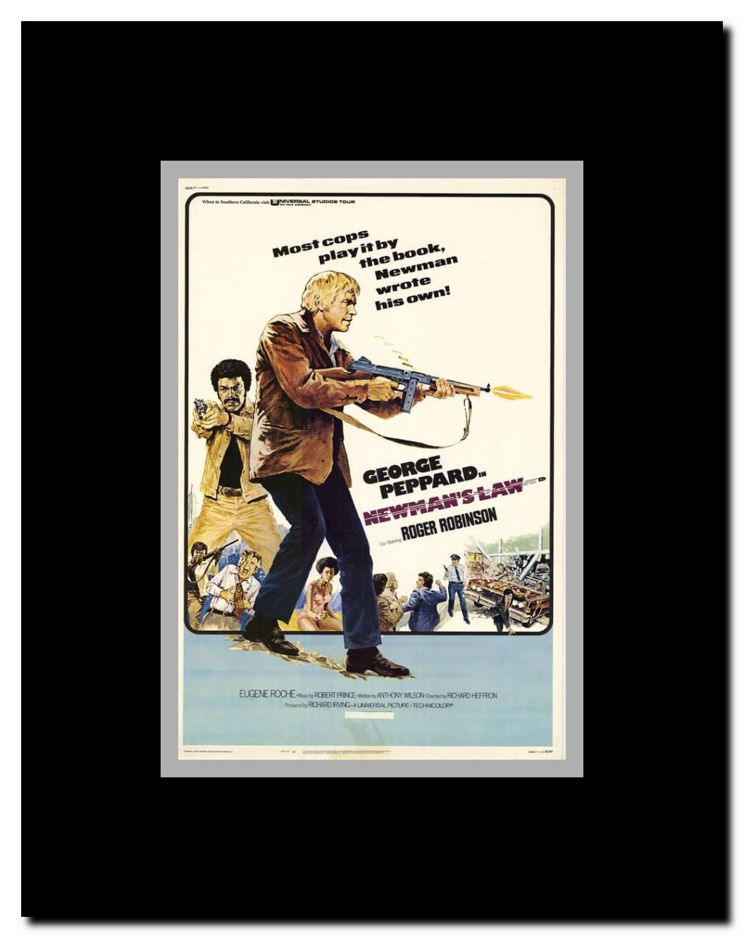 Newman's Law Framed Movie Poster