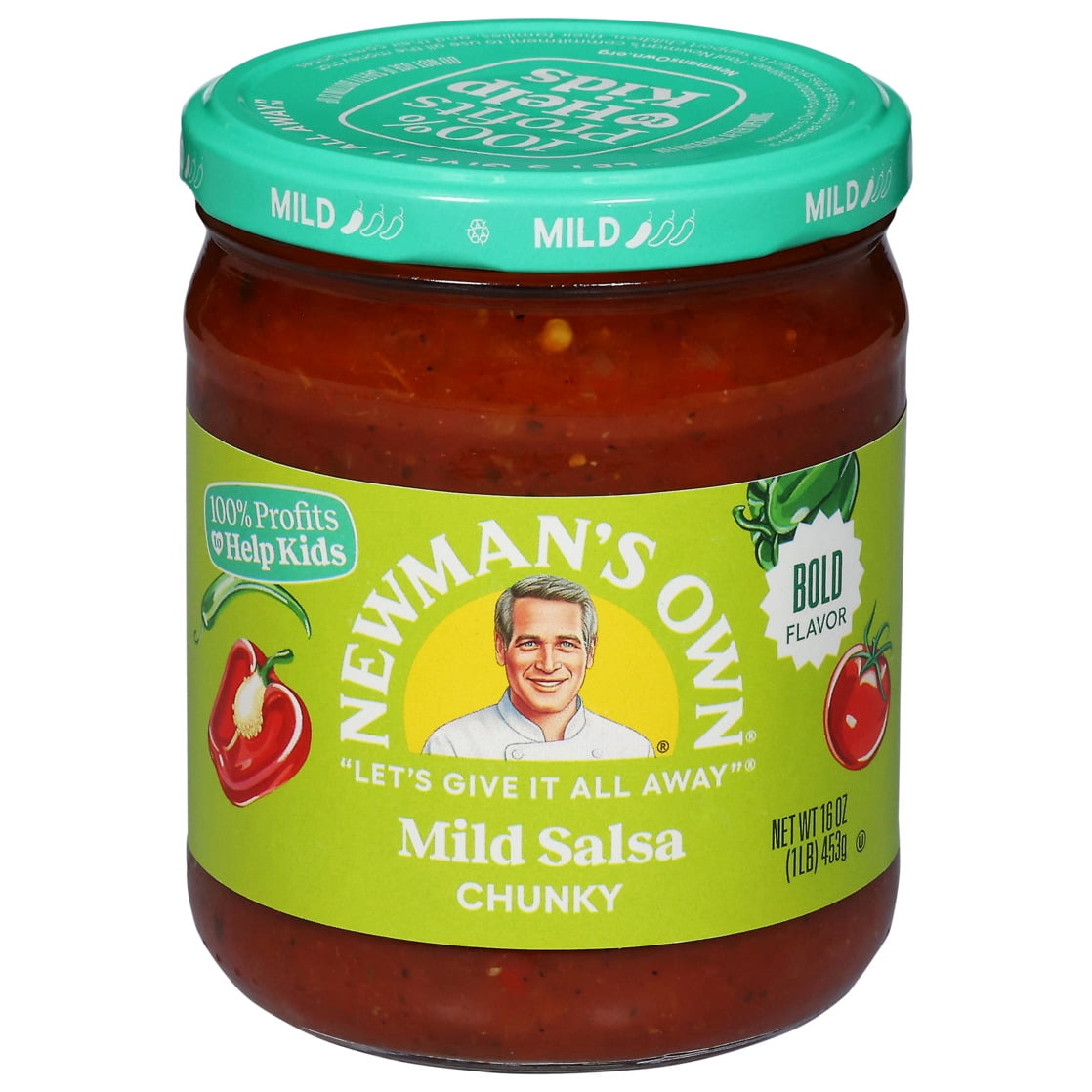 Newman's Own Chunky Mild Bold Flavor Salsa 16 oz