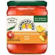 Newman's Own Chunky Medium Pineapple Salsa, 16 oz