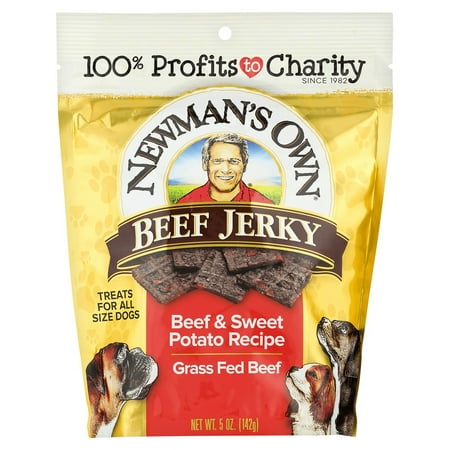Newman's Own Beef & Sweet Potato Jerky Treats for Dogs