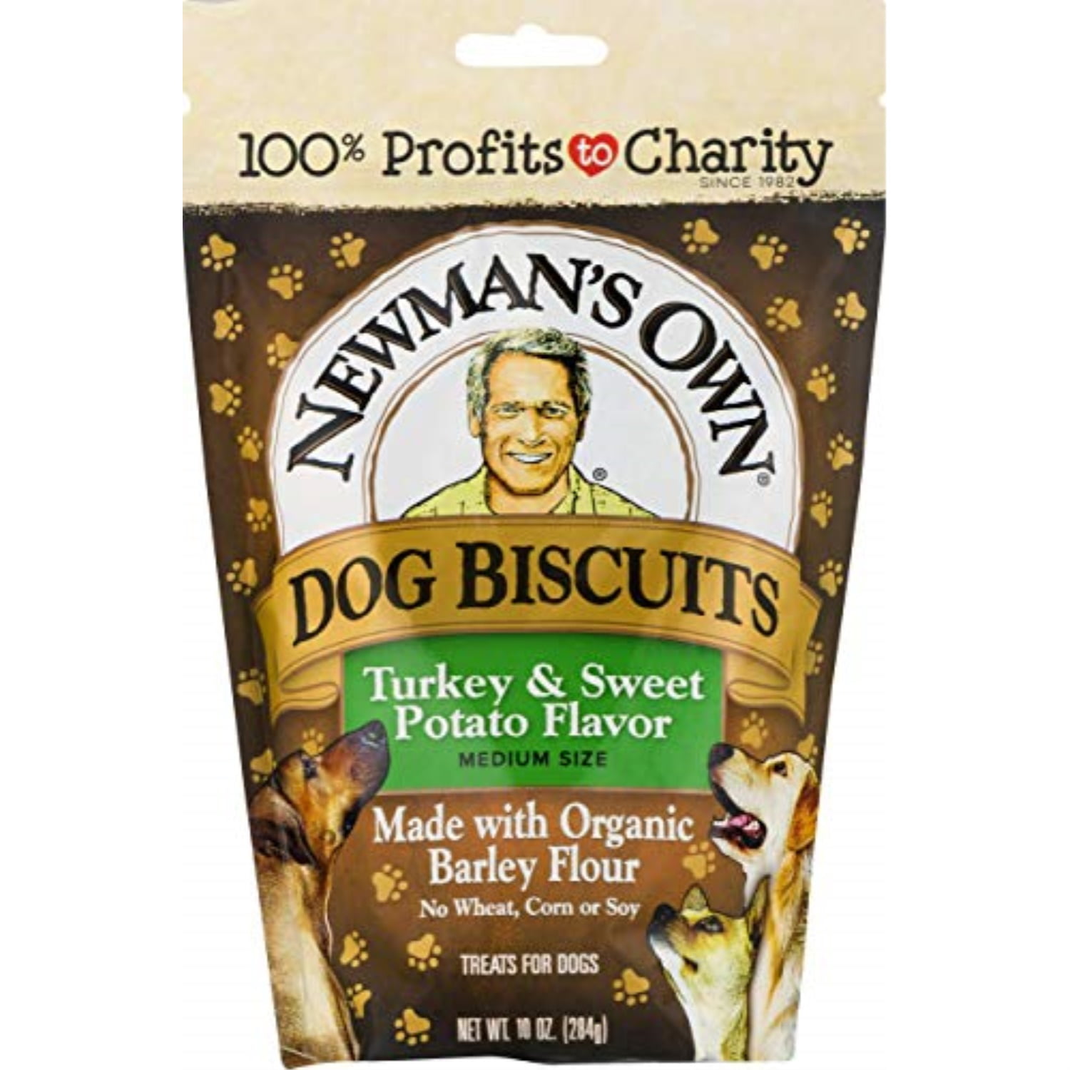Newman s Own Dog Biscuits Turkey Sweet Potato Breakable 10 oz. Pack of 6 Walmart