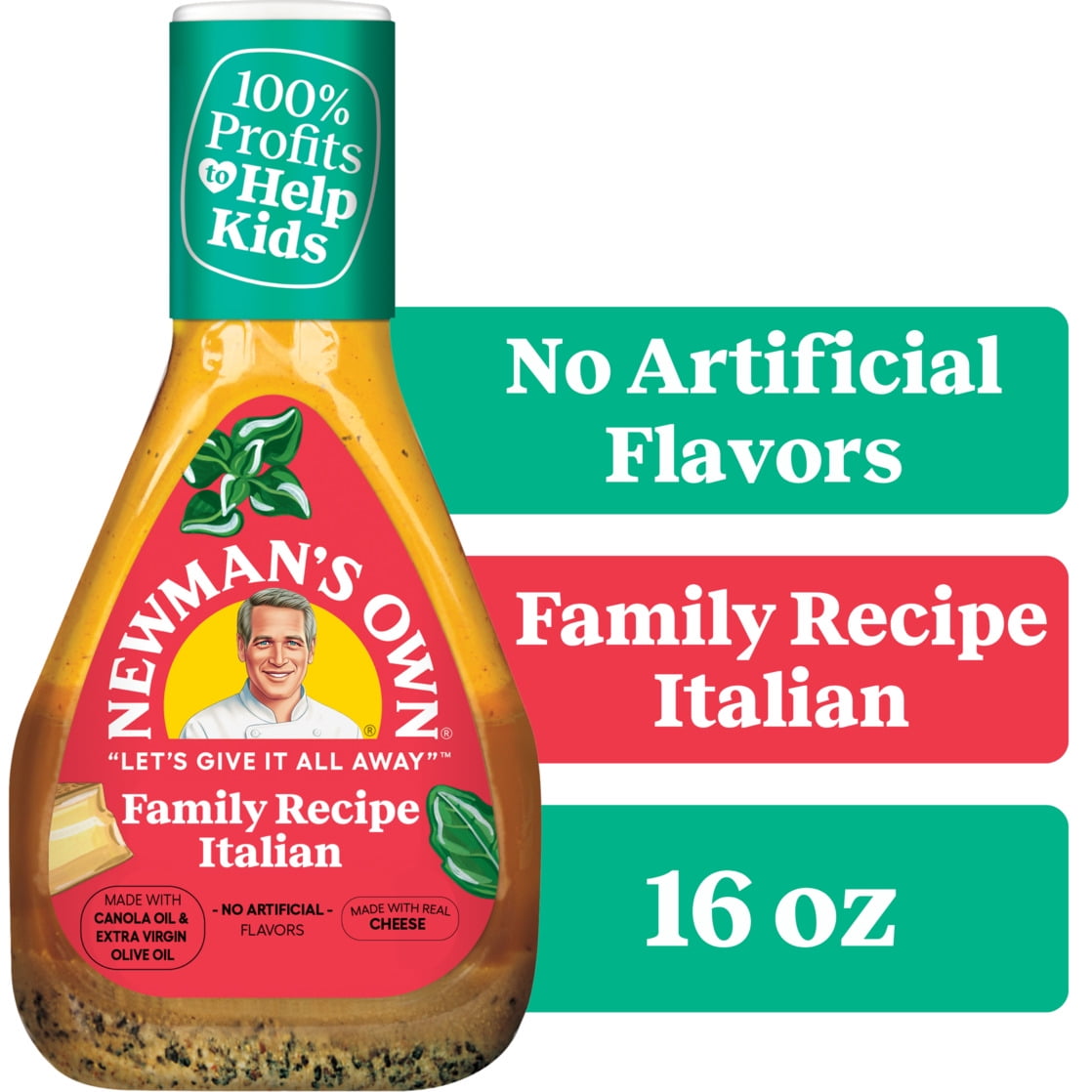 Newman's Own Family Recipe Italian Dressing 16z