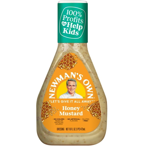 Newman's Own Honey Mustard Dressing, 16oz bottle