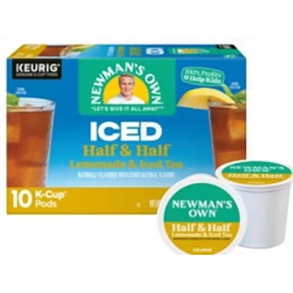 Newman's Own ICED Half & Half Lemonade & Iced Tea K-Cup Pods 10 Count