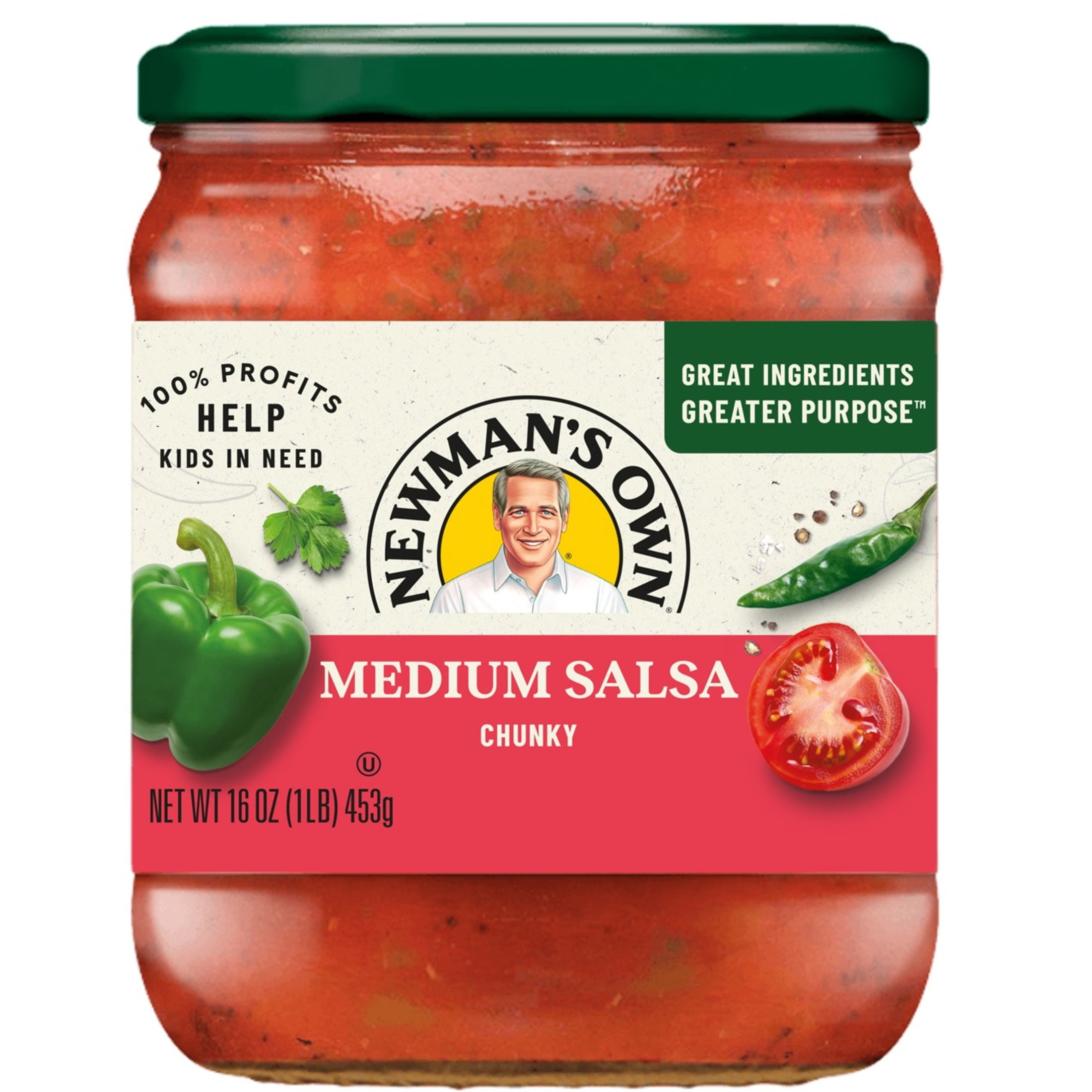 Newman's Own Chunky Medium Salsa, 16 oz