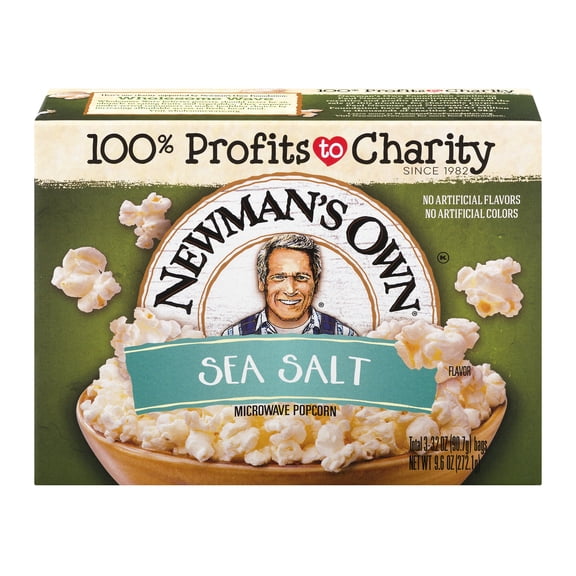 Newman's Own Natural Microwave Popcorn 10.5 Ounce