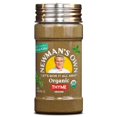 thumbnail image 1 of Newman's Own Organic Ground Thyme, Perfect for Meats, Vegetables, Stews, Non-GMO, Kosher, 1.68 Oz. Bottle, 1 of 4