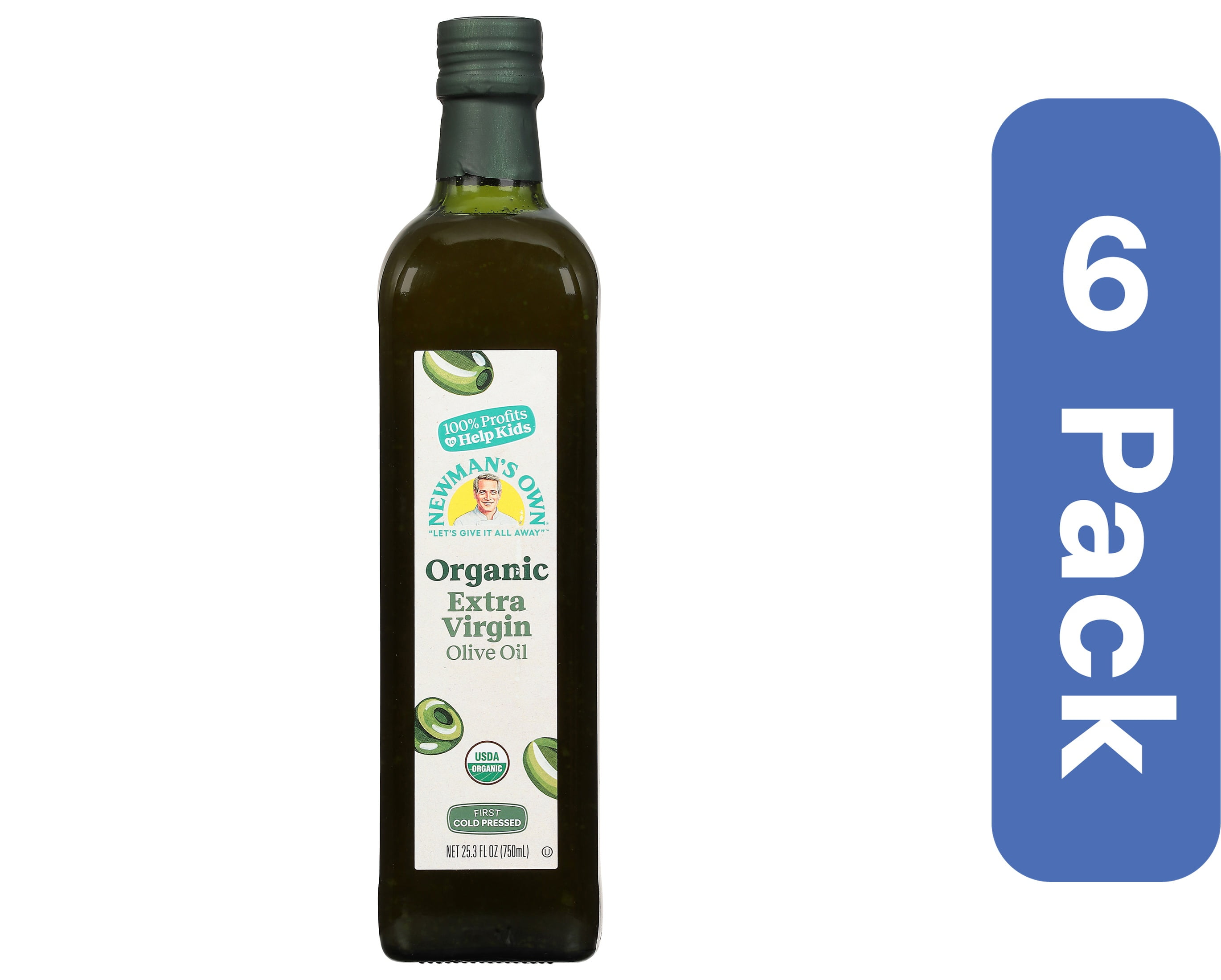 Newman's Own Organic Olive Oil 25 oz (Pack Of 6)