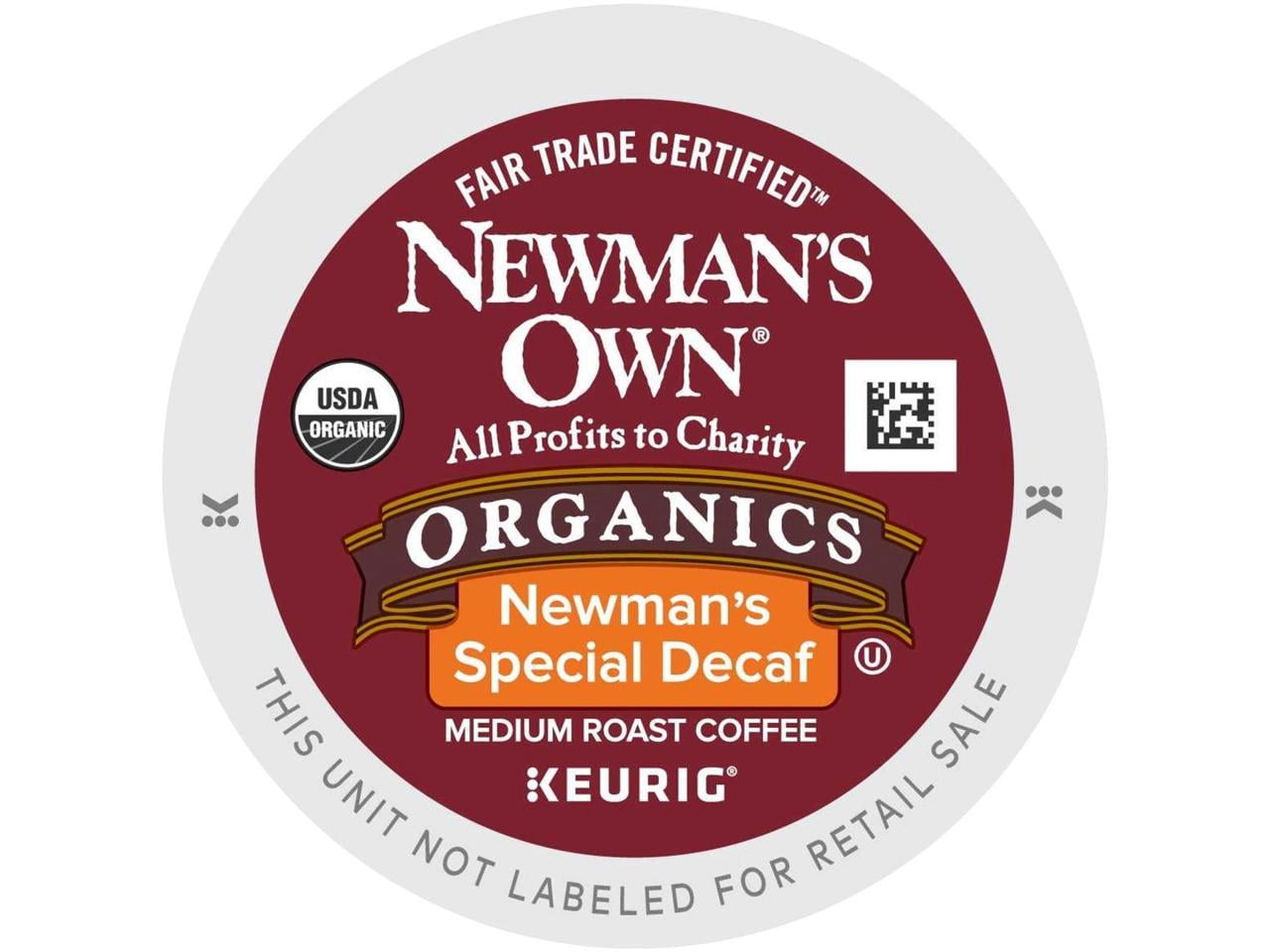 Newman's Own Organics Decaf Special Blend K-Cup Coffee Pods, Medium Roast, 24 Count for Keurig Brewers