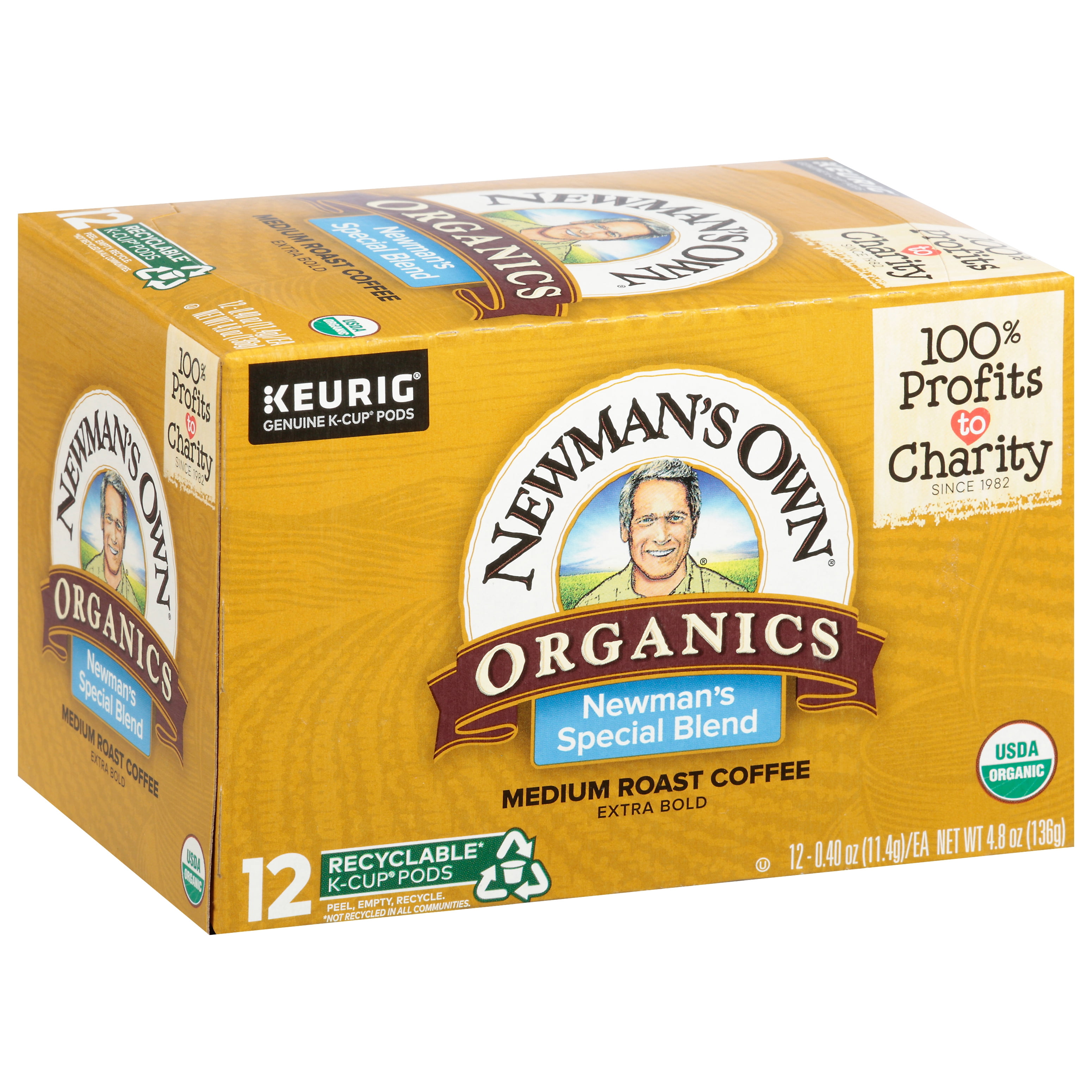 Newman's Own Organics Gourmet Single Cup Coffee Newman's Special Blend