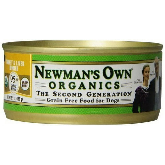 Newman's Own Organics GrainFree Turkey & Liver Dinner Wet Dog Food, 5.