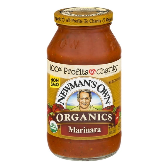 Newman's Own Organics Pasta Sauce Marinara, 23.5 oz Pack Of 8