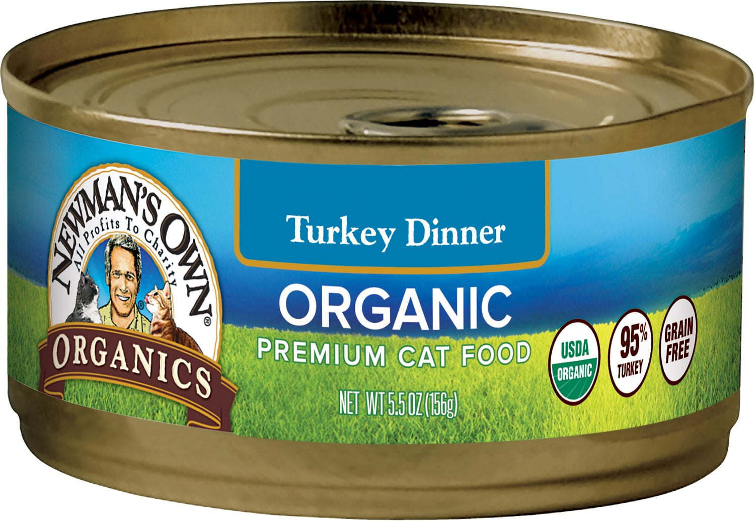 Newman s Own Organics Premium Cat Food Turkey Dinner Walmart