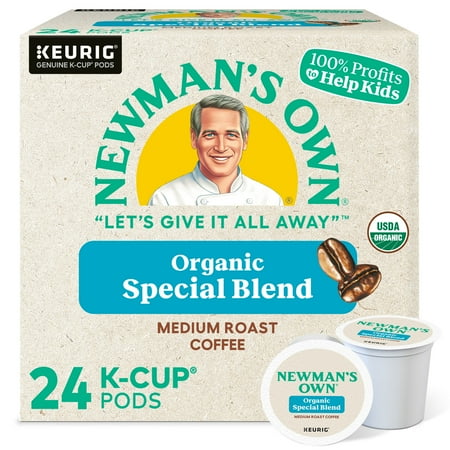 Newman's Own - Organics Special Blend Keurig Single-Serve K-Cup Pods, Medium Roast Coffee, 24 Count