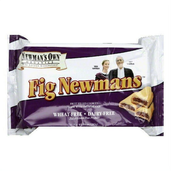 Newman's Own Organics Wheat Free & Dairy Free Fig Newman's, 10 OZ (Pack of 6)
